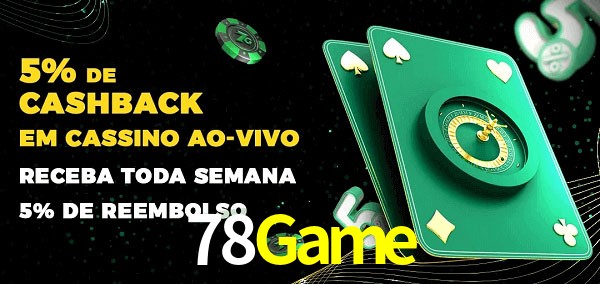Promoções do cassino ao Vivo 78Game